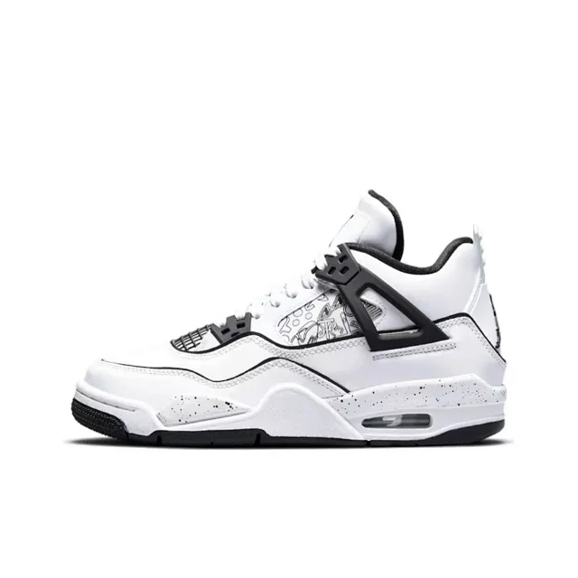 Putian AJ4 Black Cement High-Top Unisex Detail
