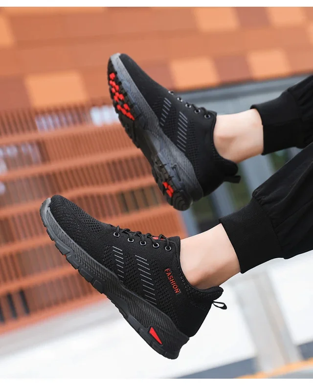 Men's Flyknit Breathable Running Shoes 2025 Detail