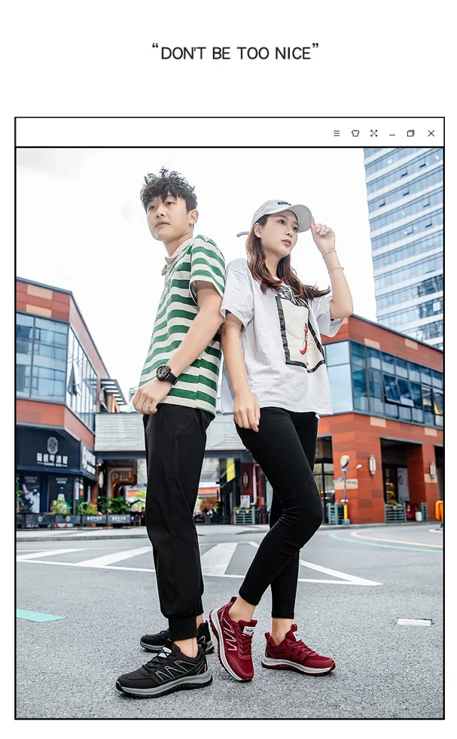 Unisex Mesh Breathable Walking Sneakers Detail