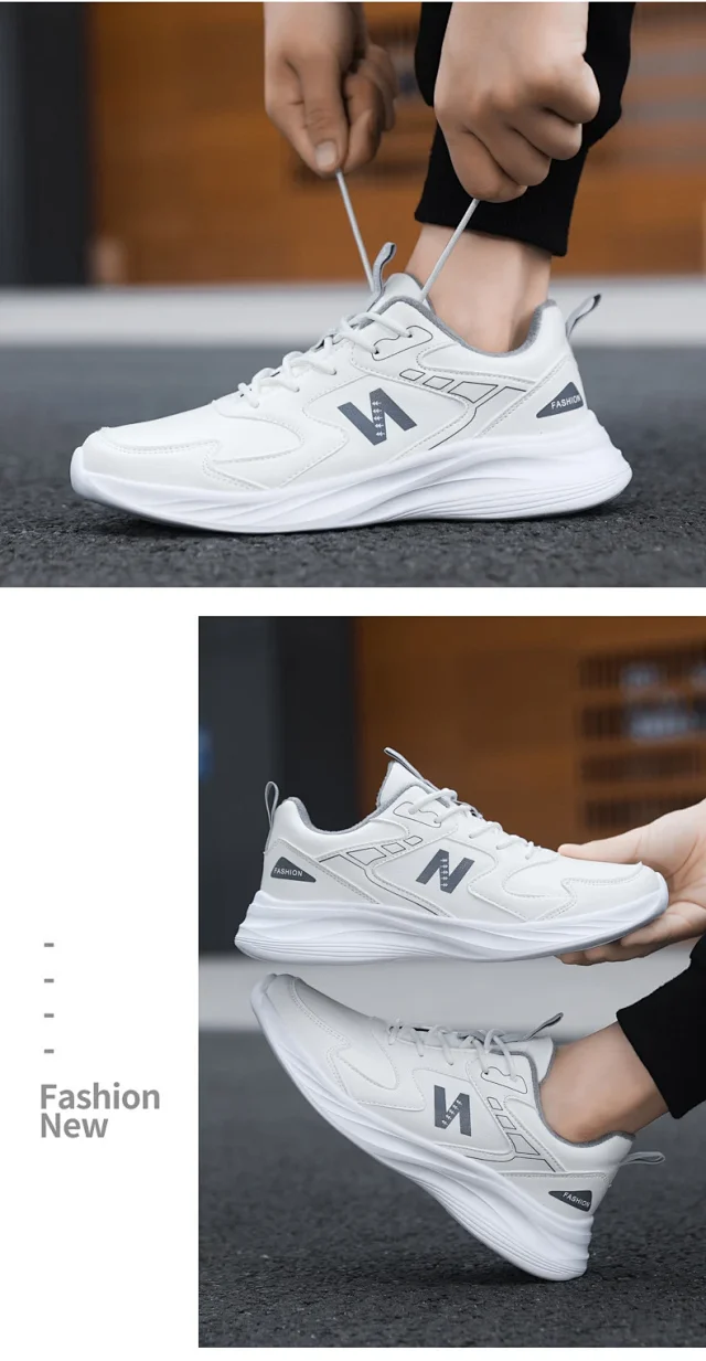Unisex 2025 Thermal Leather Running Kicks Detail