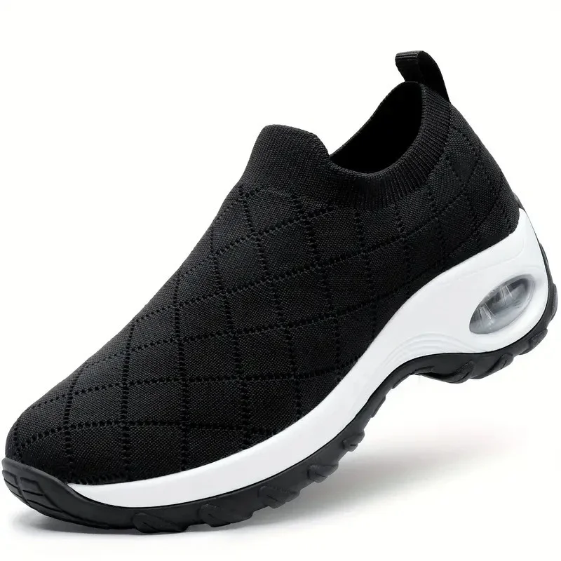 Women's Airsoled Slip-On Knit Sock Sneakers