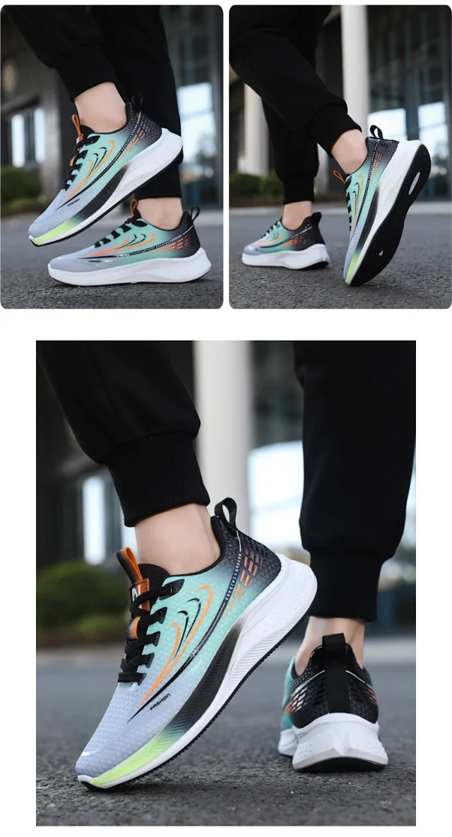 Men's Cushioned Trendy Sneakers Spring 2025 Detail