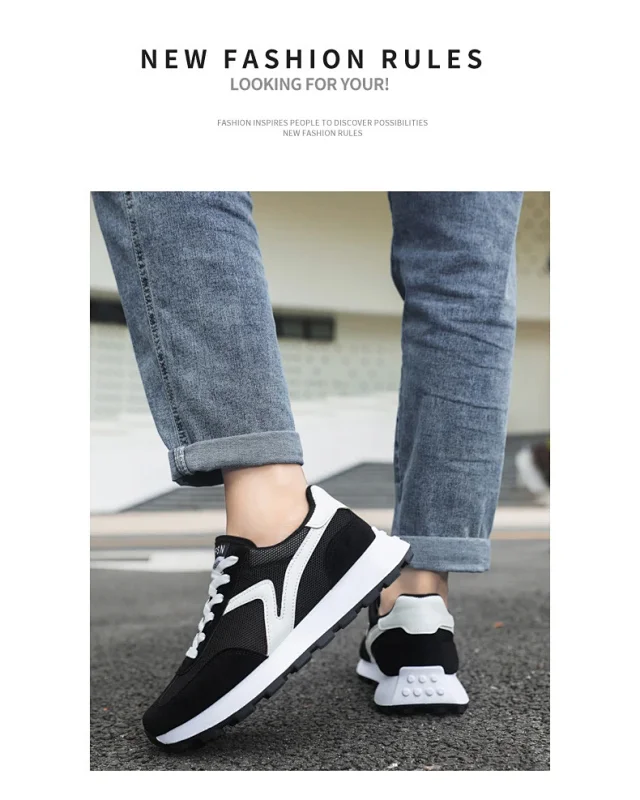 Unisex Platform Lovers' Casual Sneakers Detail