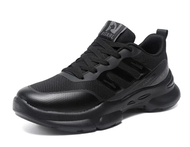 New Men's Thick-Soled Breathable Running Sneakers Detail