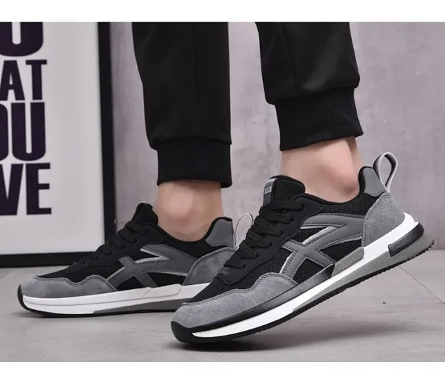 New Autumn Men's Athletic Low-Top Youth Sneakers Detail