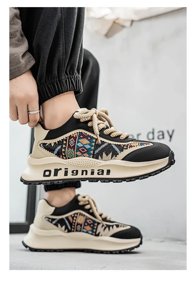 Spring 2025 Embroidered Lift Comfort Sneakers Detail