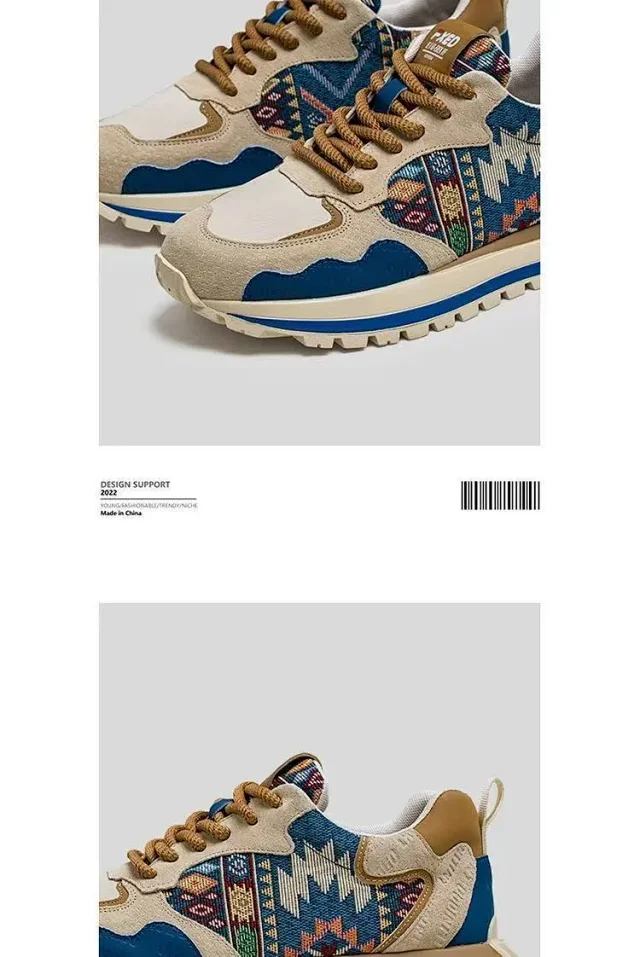 Men's Trendy Platform Sneakers 2025 Detail