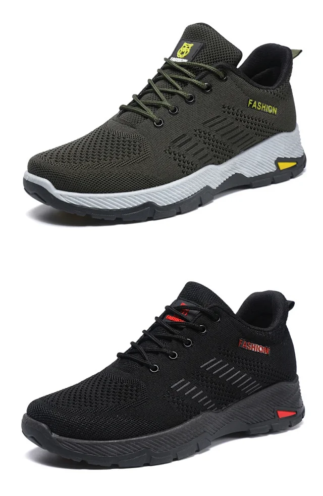 Men's Flyknit Breathable Running Shoes 2025 Detail