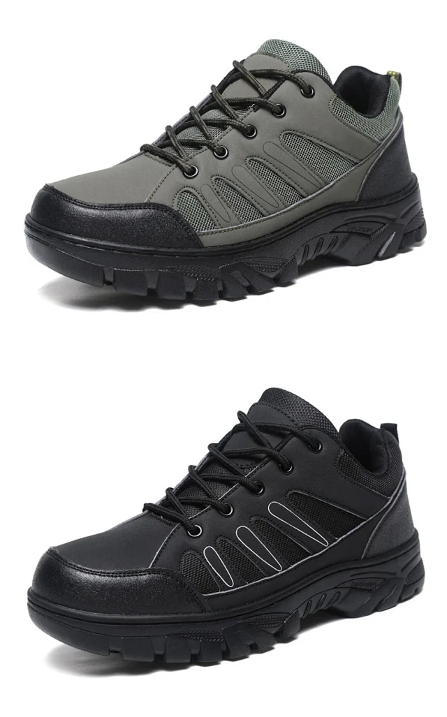 2025 Men's Wide Hiking Shoes Chunky Durable Sneakers Detail