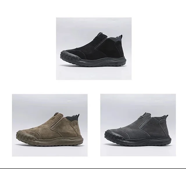Men's Winter Lined Platform Snow Boots Detail