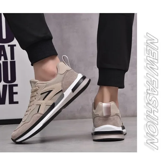 New Autumn Men's Athletic Low-Top Youth Sneakers Detail