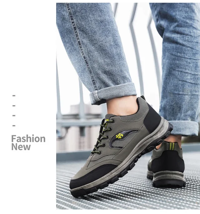 Men's Durable Outdoor Hiking Shoes Detail