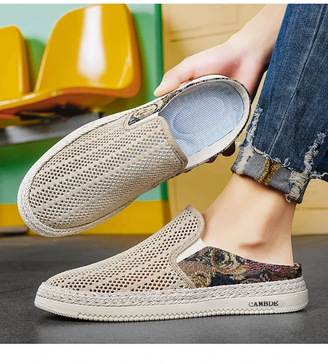 Men's Perf Slip-On Designer Sneakers Detail