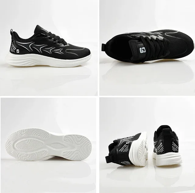 Lightweight Couple Sports Shoes: Bounce & Breathe Detail