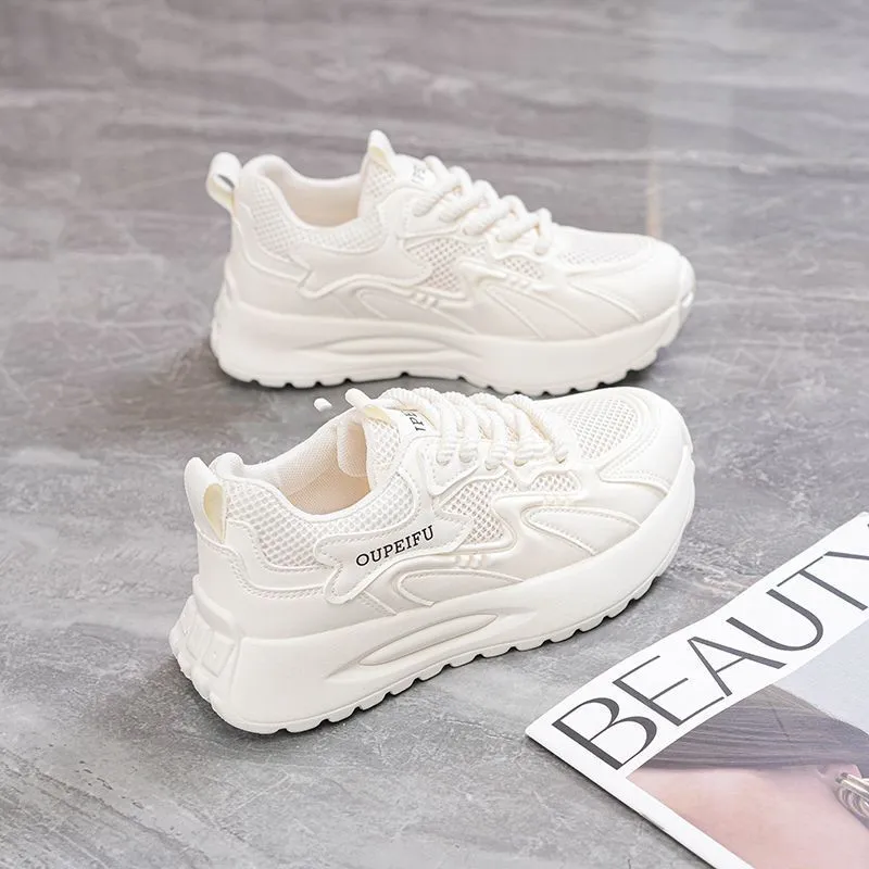 Women's Breathable Mesh Chunky Sneakers