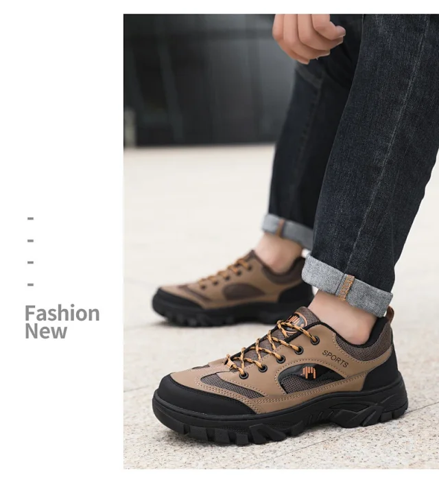 Men's Hiking Work Casual Breathable Shoes Detail
