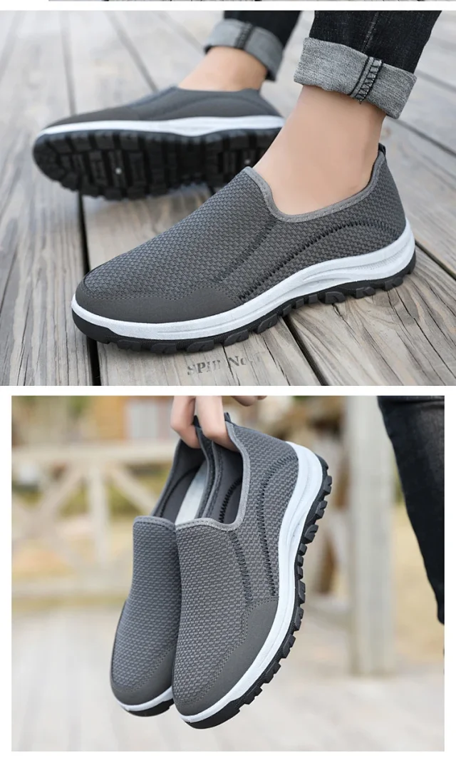 Men's Breathable Slip-On Sneakers Spring 2025 Detail