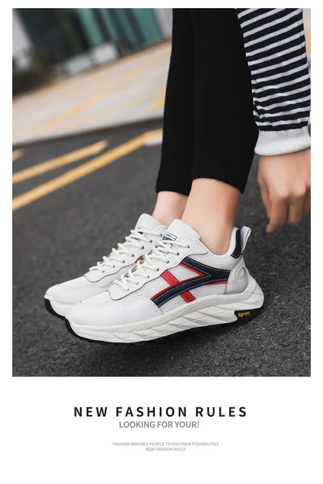 Unisex Mesh Lightweight Running Sneakers Detail
