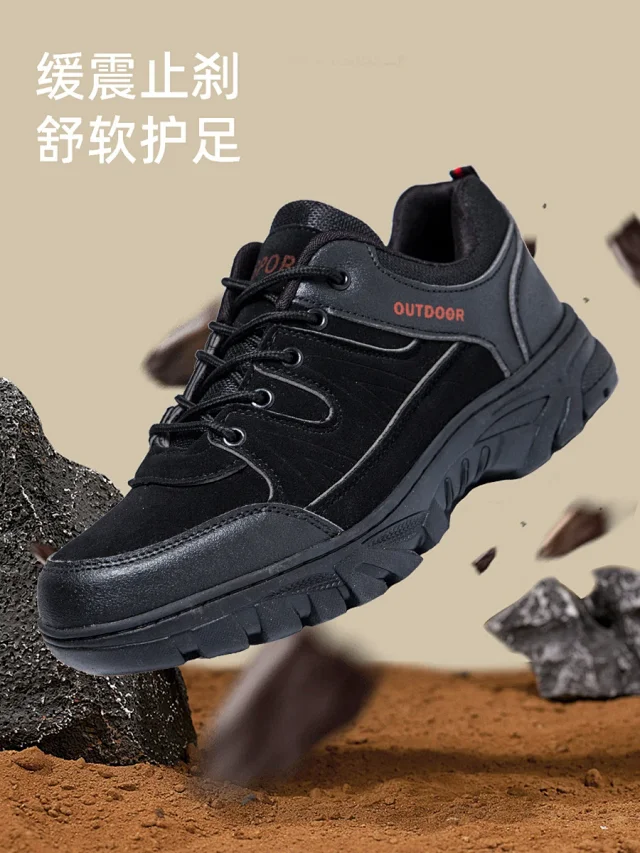 Men's Large Size Casual Hiking Shoes Detail