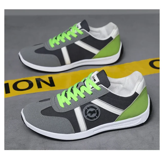 Men's Breathable Slip-On Forrest Gump Sneakers Detail