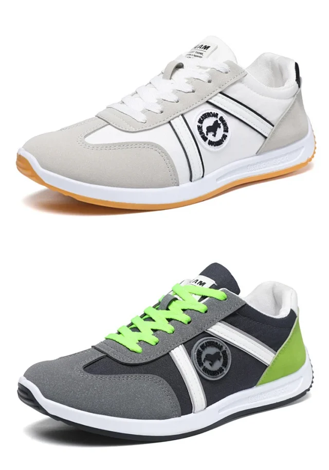 Men's Breathable Slip-On Forrest Gump Sneakers Detail