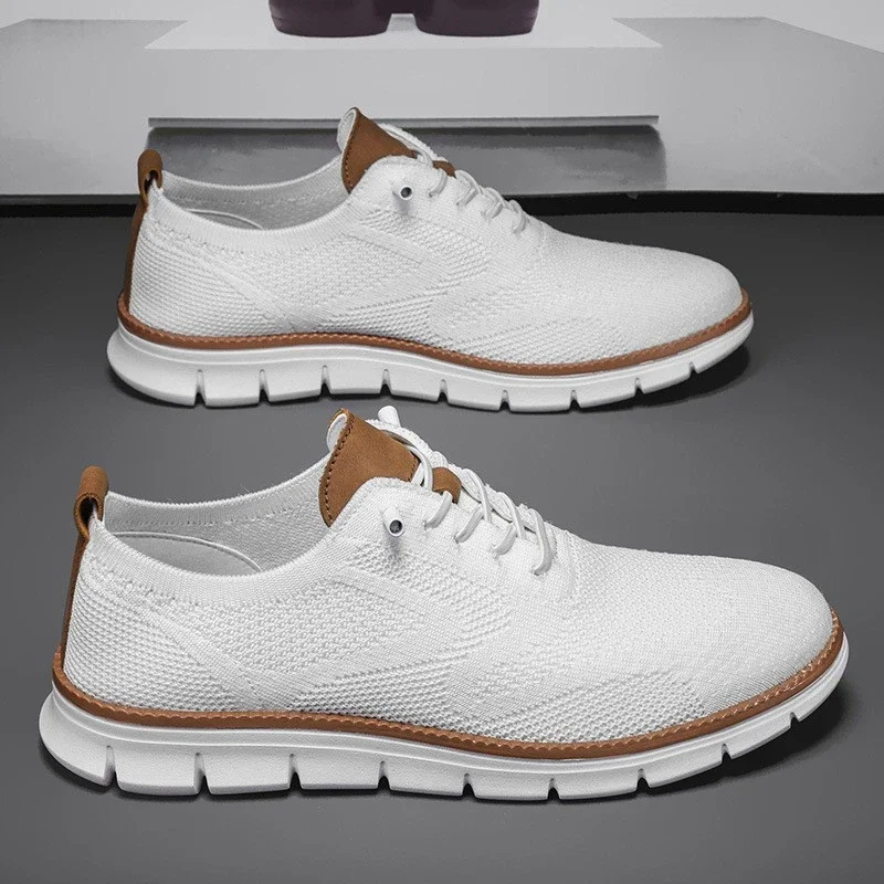 Men's Flyknit Breathable Running Sneakers
