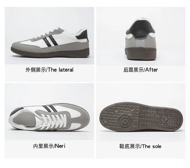 New Breathable Men's Low-top Casual Sneakers Detail