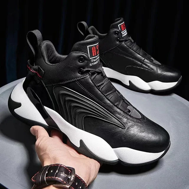 New Spring Men's Casual Basketball Sneakers Detail
