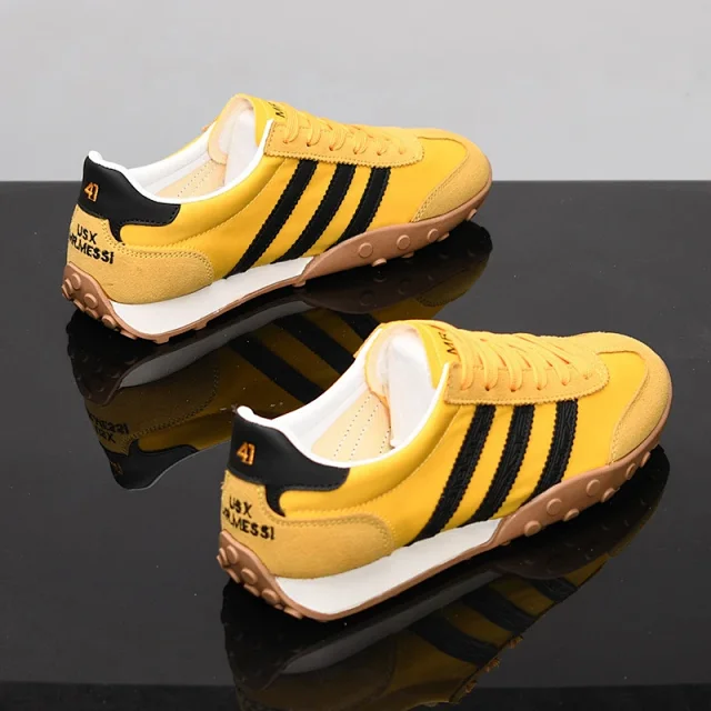 DeXun Retro Forrest Gump Platform Sneakers Detail