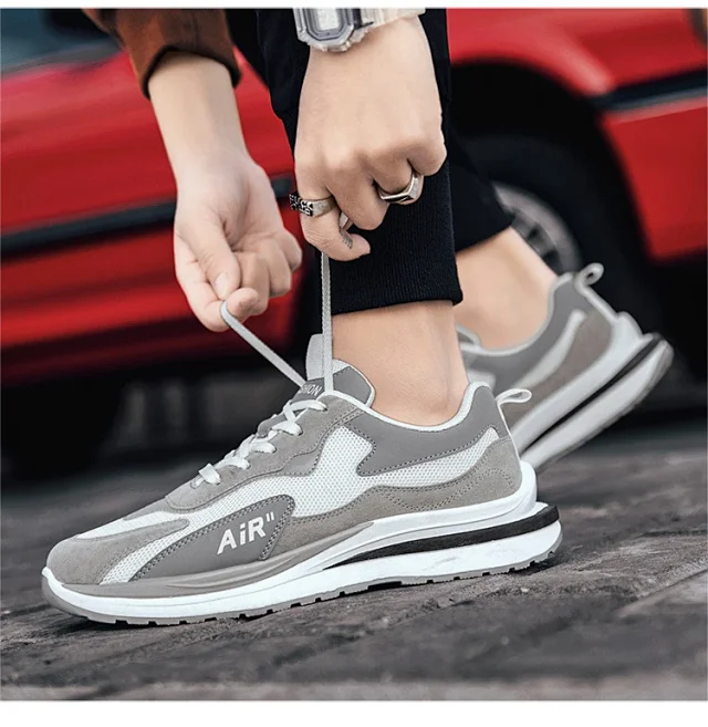 Men's Breathable Flyknit Running Shoes SS2025 Comfy Detail
