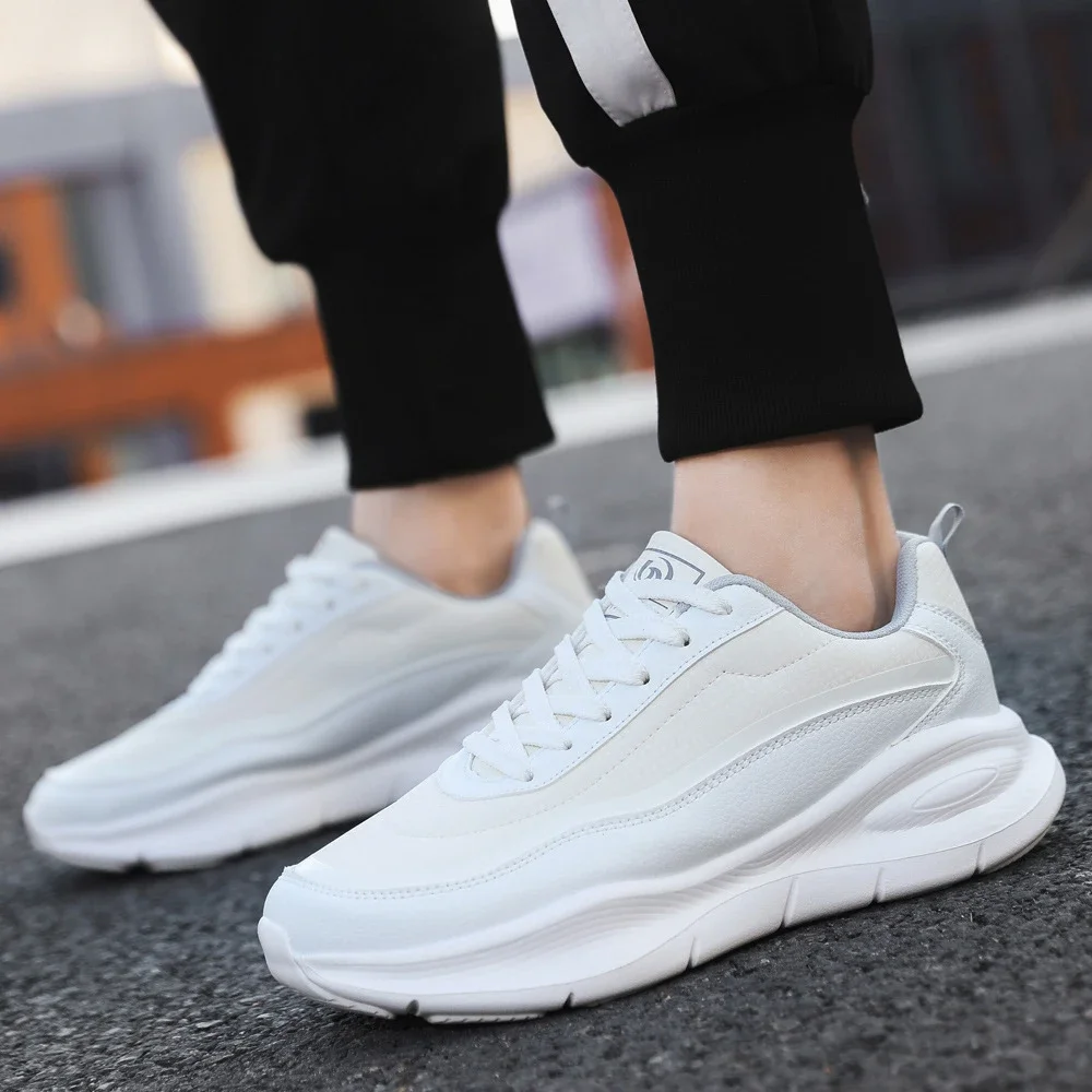 Men's Leather Chunky 2025 Comfort Running Shoes