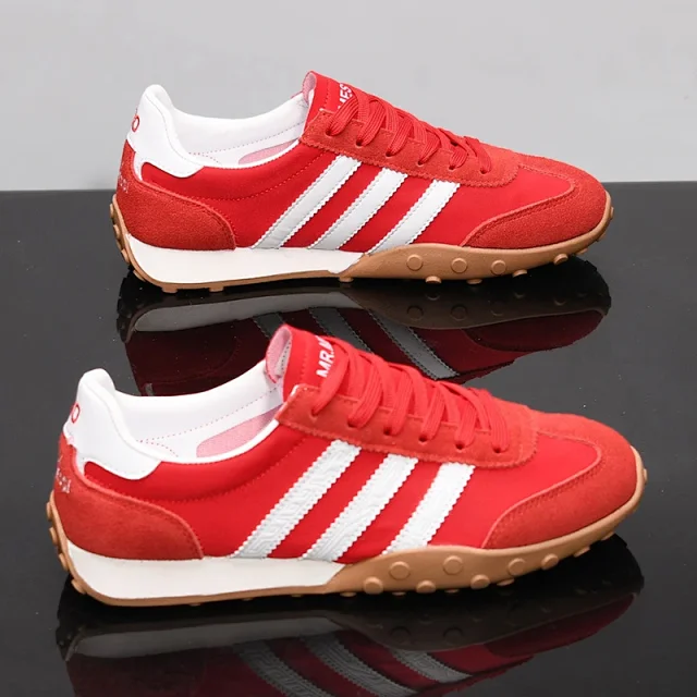 DeXun Retro Forrest Gump Platform Sneakers Detail