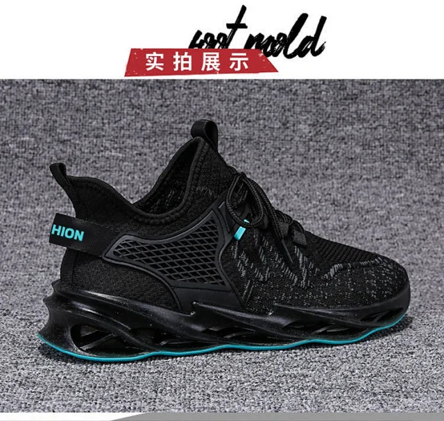 Men's Mesh Breathable Stylish Casual Dad Shoes Detail