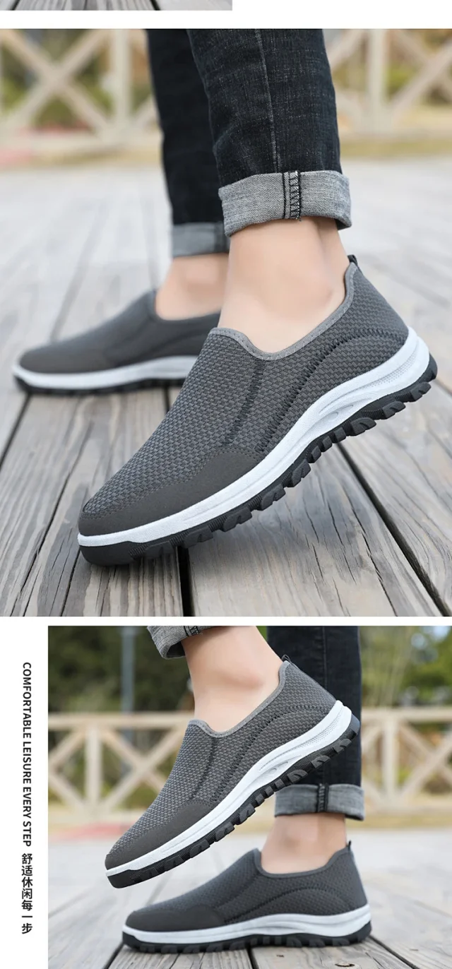 Men's Breathable Slip-On Casual Shoes Spring 2025 Detail