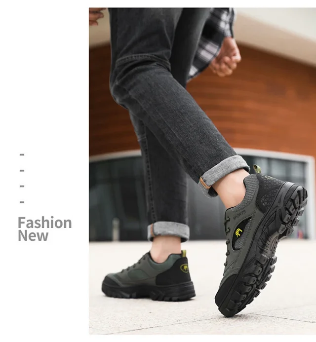 Men's Breathable Hiking Workwear Boots Detail