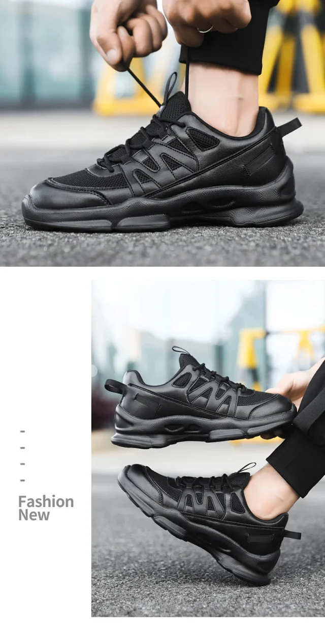 Men's Lightweight Breathable Work Running Shoes Detail