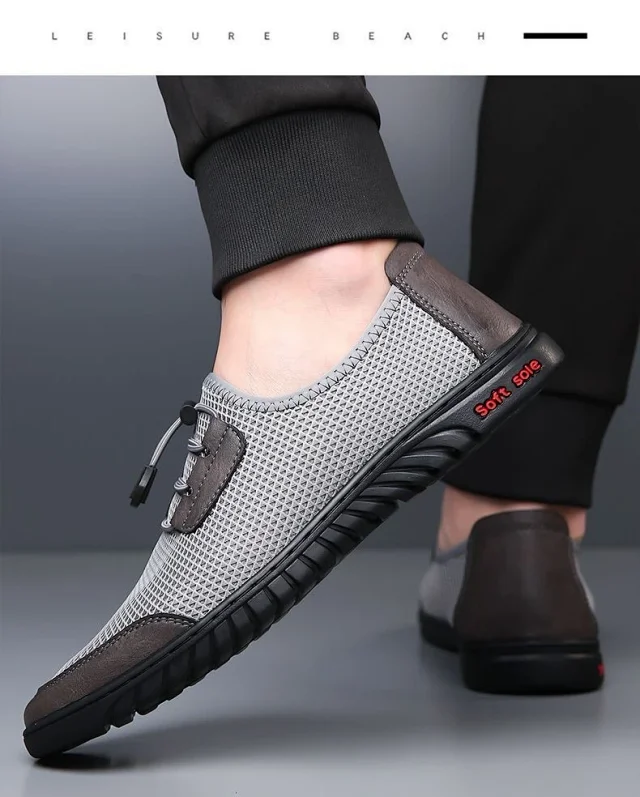 Men's Mesh Slip-On Dad Casual Sandals Detail