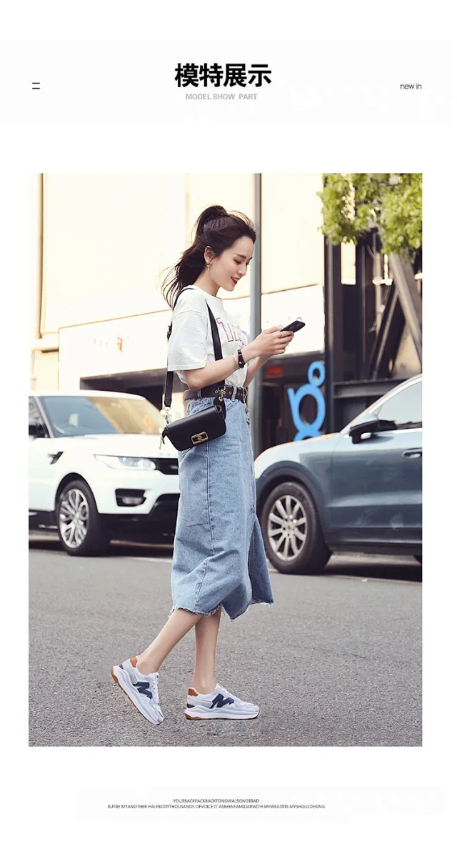 Women's Platform Sneakers: Korean Style White Casual Summer Detail