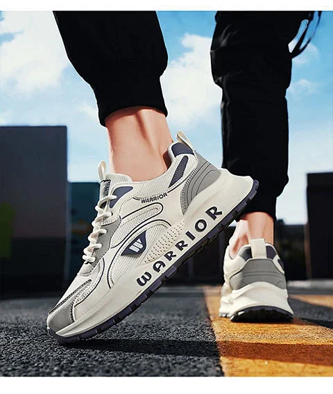 Men's Mesh Durable Running Retro Sneakers Detail