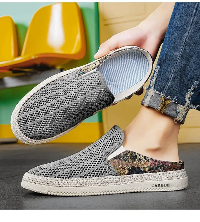 Men's Perf Slip-On Designer Sneakers Detail