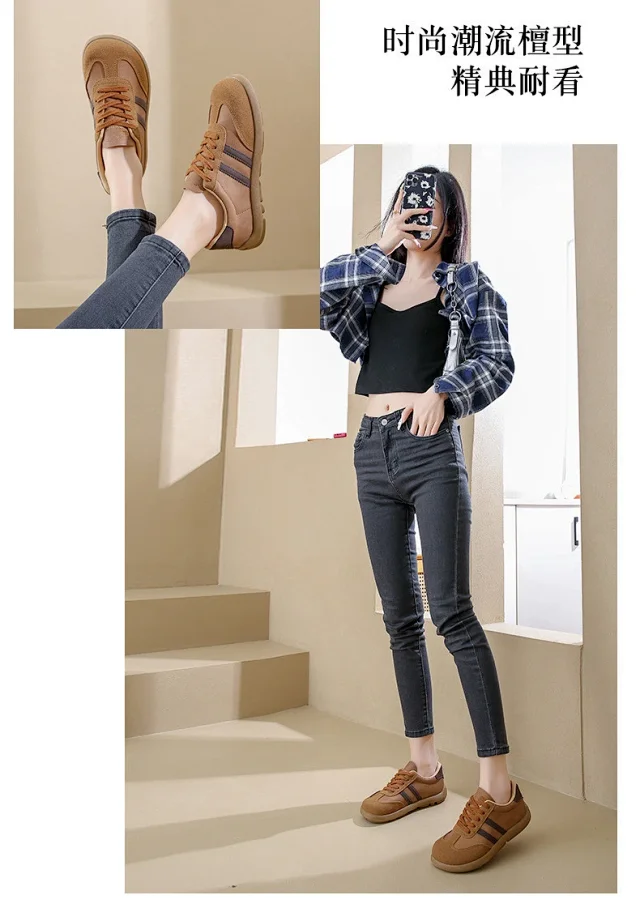 Ins KR New Corti Women Sneakers 2025 Fall Chic Detail