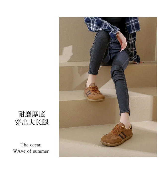 Ins KR New Corti Women Sneakers 2025 Fall Chic Detail