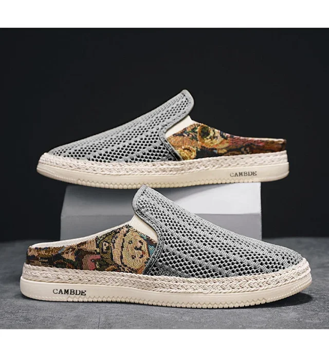 Men's Perf Slip-On Designer Sneakers Detail