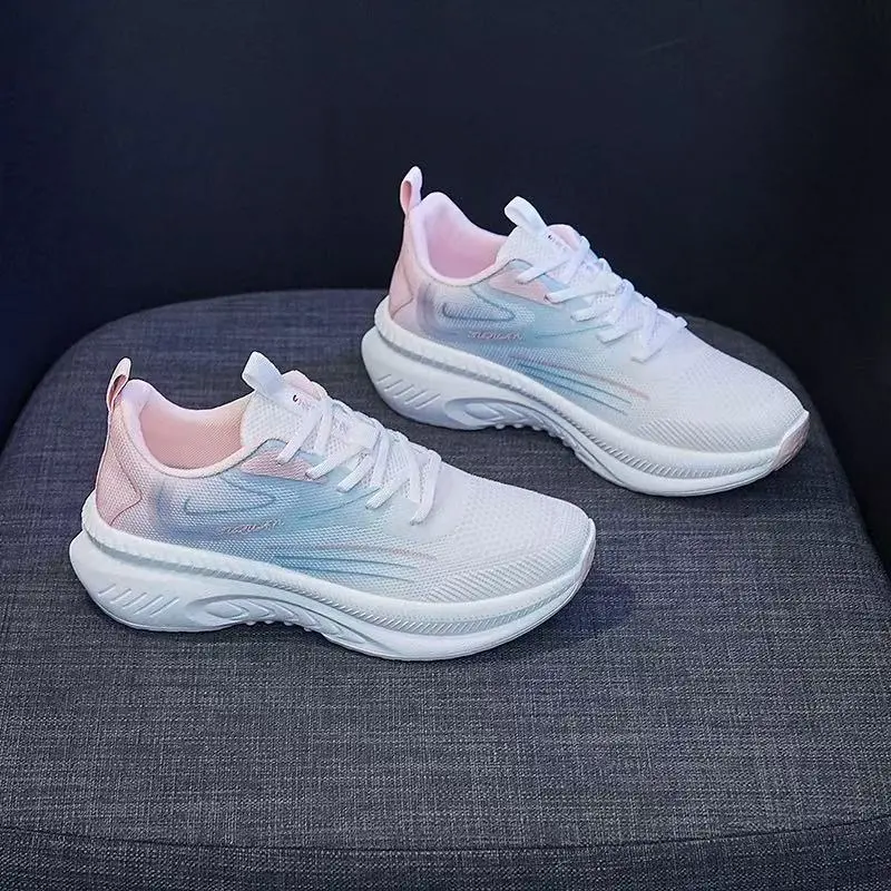 Womens Knit Mesh Casual Running Shoes