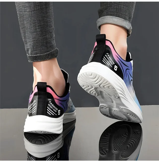 Lightweight Couple Sports Shoes: Bounce & Breathe Detail