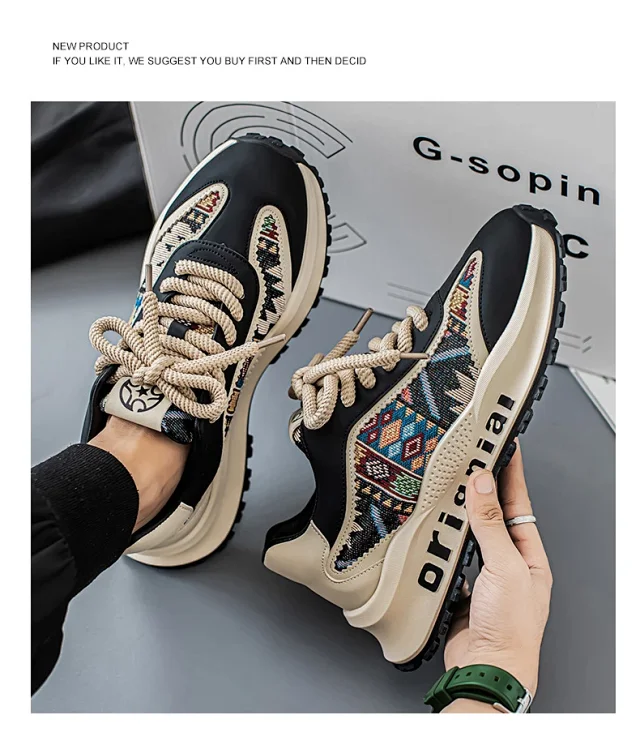 Spring 2025 Embroidered Lift Comfort Sneakers Detail