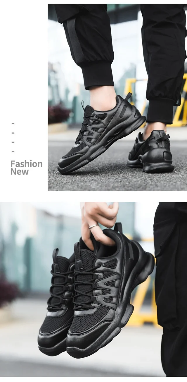 Men's Lightweight Breathable Work Running Shoes Detail