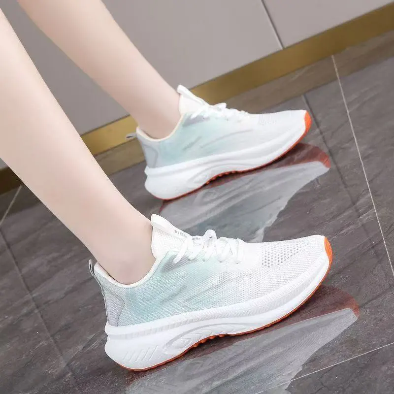 Womens Knit Mesh Casual Running Shoes