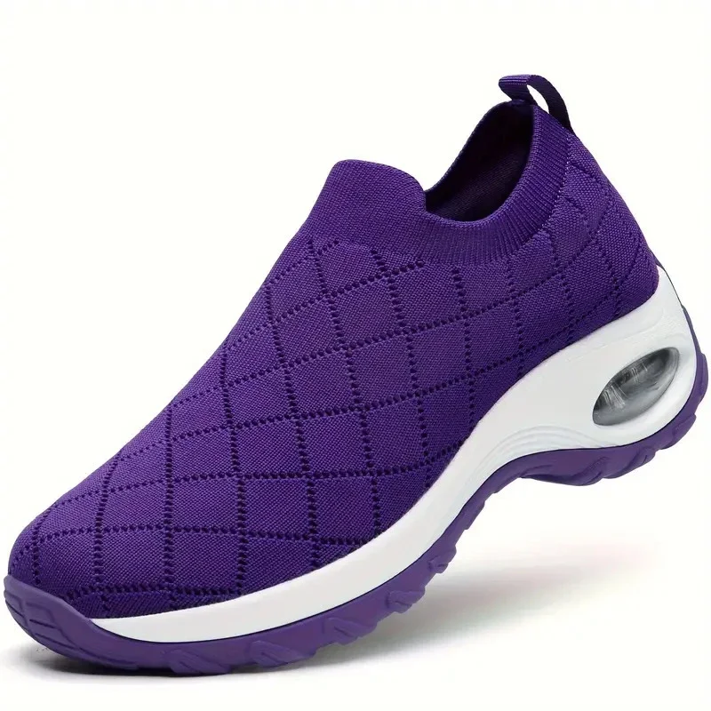 Women's Airsoled Slip-On Knit Sock Sneakers