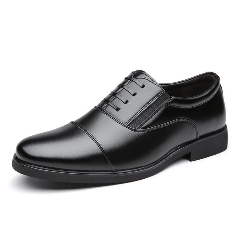 VintageCar Men's Elevated Cap-Toe Formal Shoes